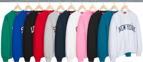 Supreme Shop Small Box Crewneck Tokyo 22FW Supreme Shop Small Box
