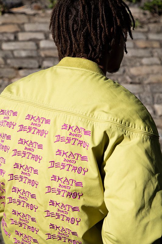 Supreme Thrasher Poplin Crew Jacket ロゴ Supreme®/Thrasher® – News – Supreme