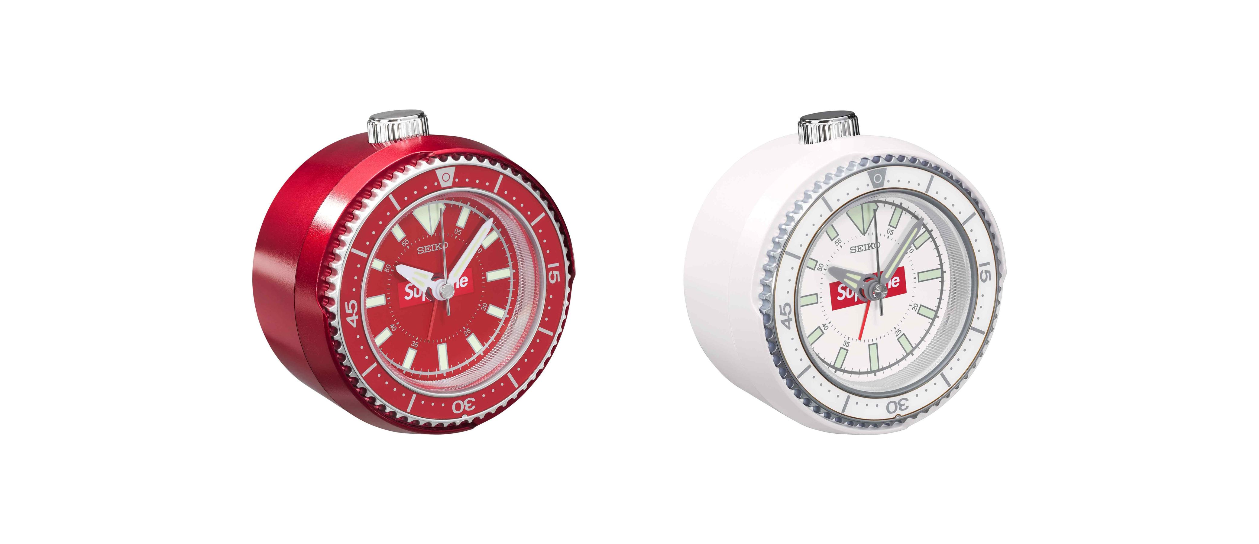 インテリア時計 Supreme Seiko Mai Alarm Clock White 25SS Supreme SEIKO MAI ALARM CLOCK White 25ss NEW Japan | eBay