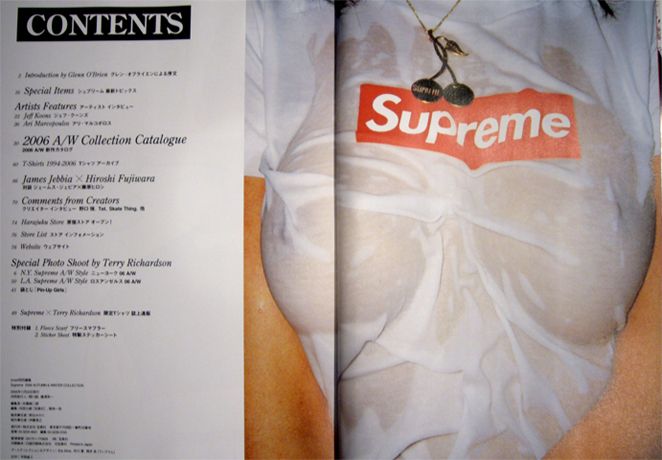 付録付き Supreme 2006 A/W Collection book カタログ 写真集 テリー リチャードソン  supreme book シュプリーム ムック本 2006 藤原ヒロシ - メルカリ