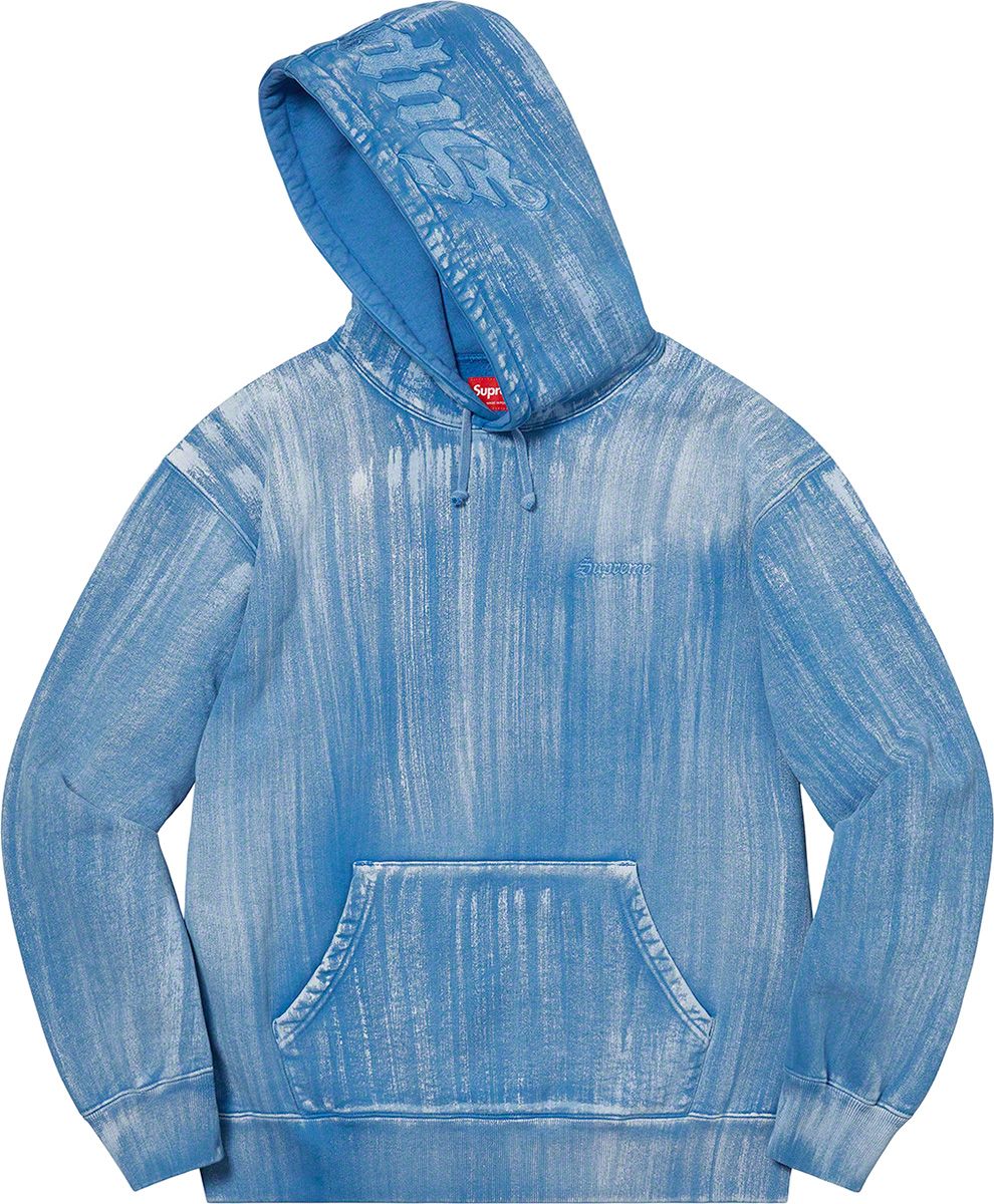 トップス Supreme Brushed Stroke Hooded Sweatshirt 2f97c019c028043462cc5cc98eaaae
