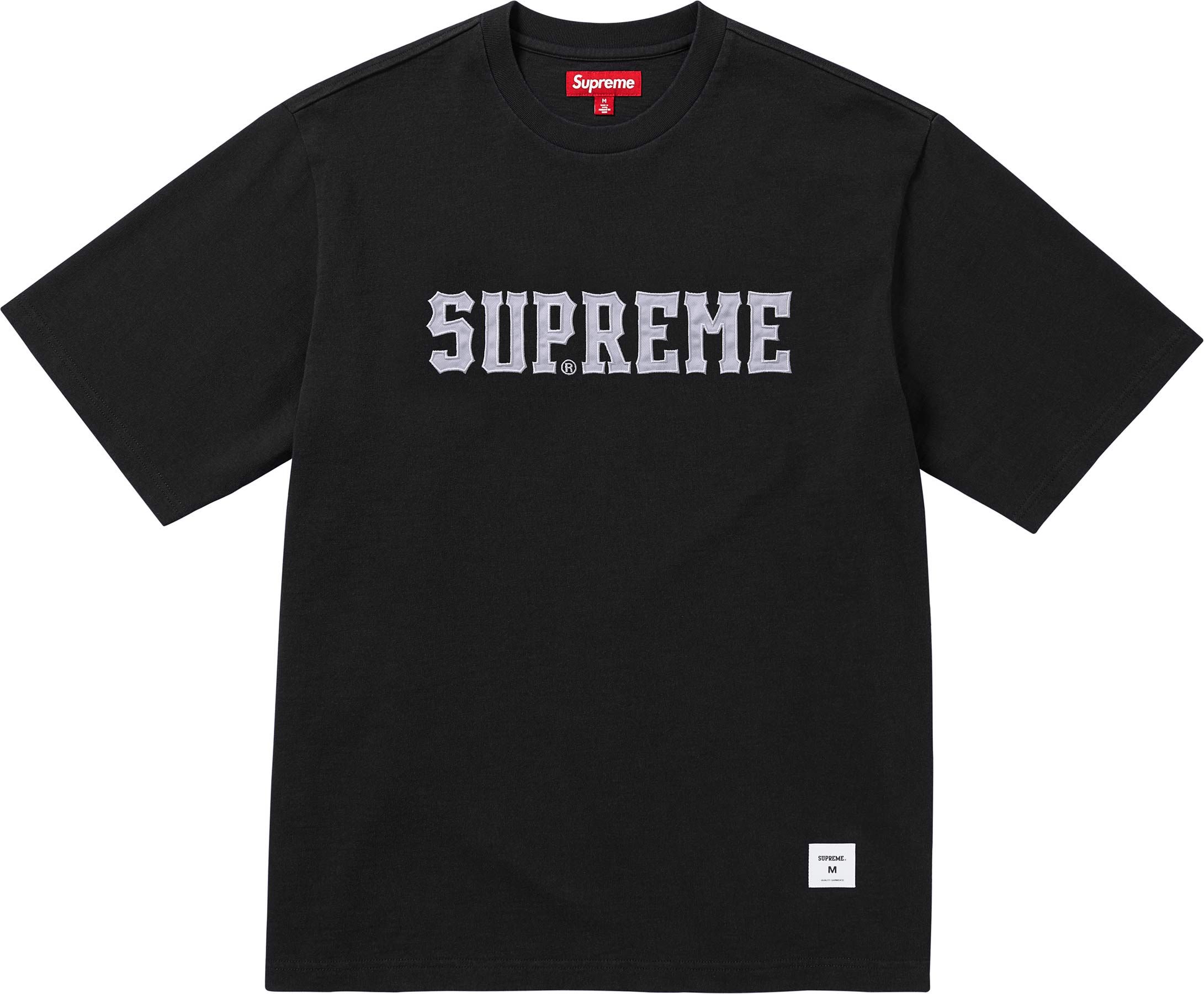 トップス Supreme Twill Applique S/S Top white Supreme Twill Appliqué S S Top (FW24) - $78