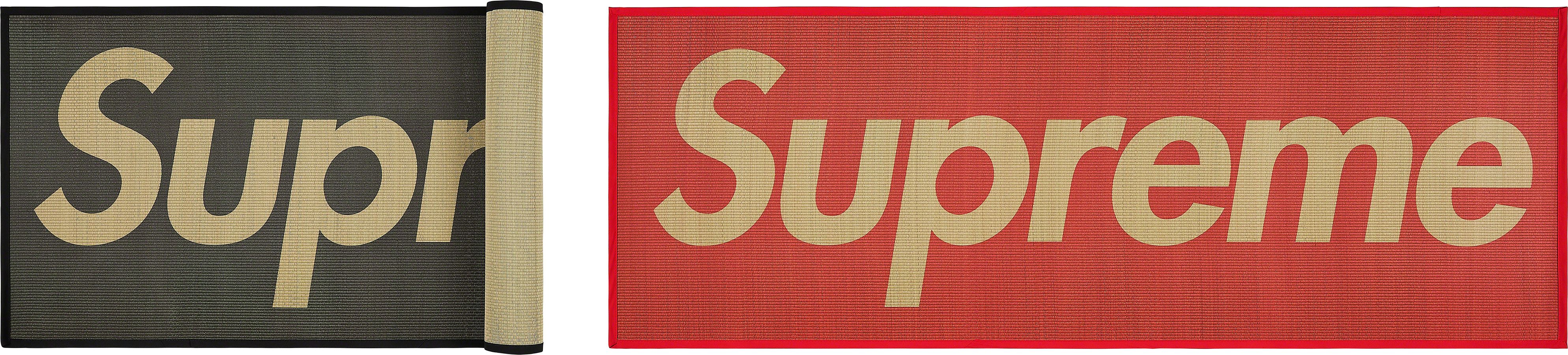 アクセサリー supreme woven straw mat black Rug Amazon Supreme Mat Supreme Woven Straw Mat Black - SS20