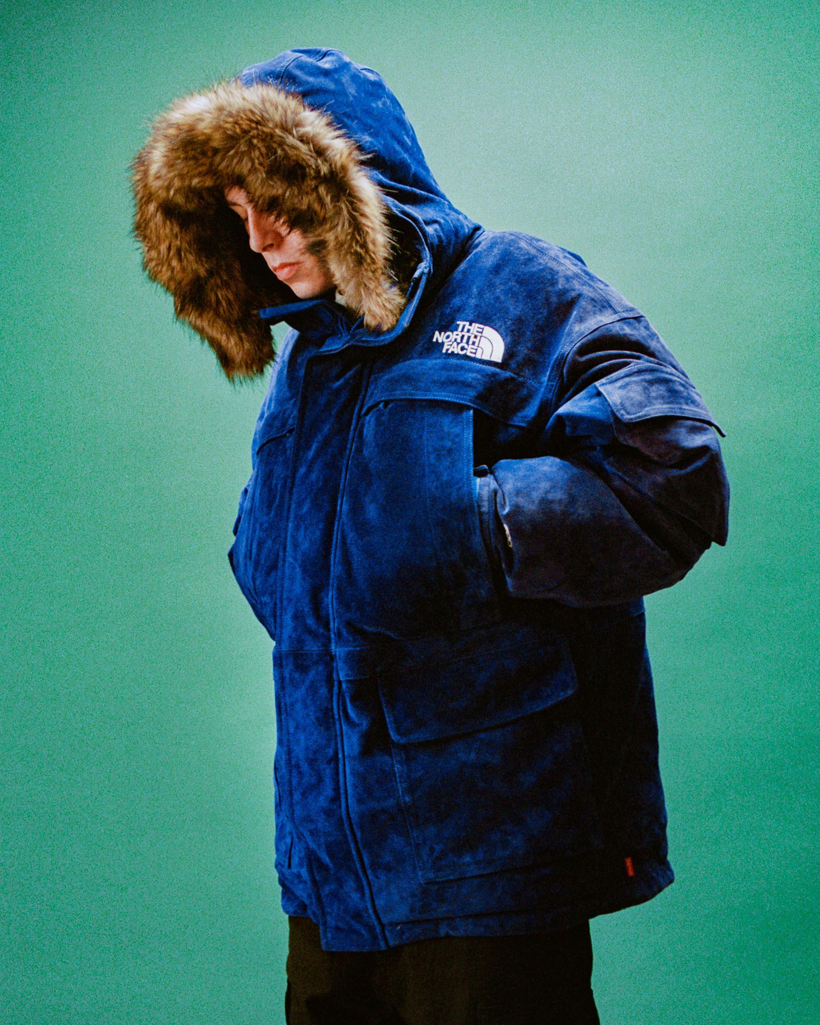 【supreme×THE NORTH FACE】Bear Tan Supreme x The North Face Split Nuptse Jacket Bear Tan Plush