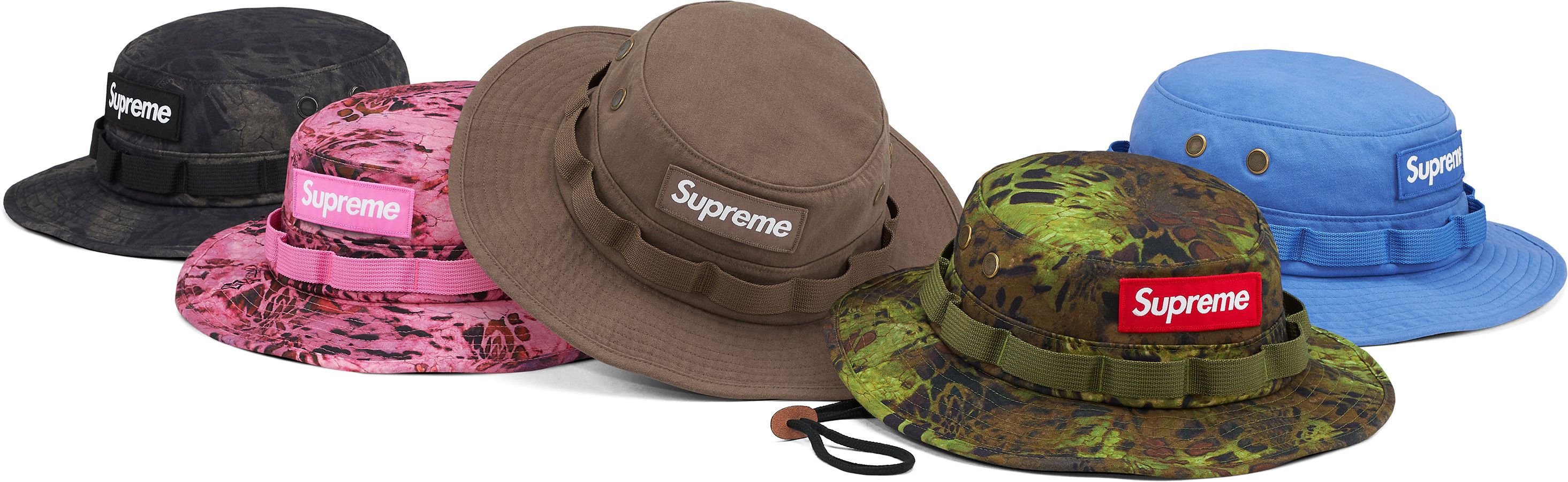 supreme／fade jacquard denim crusher ／S／M Supreme denim bucket hat store