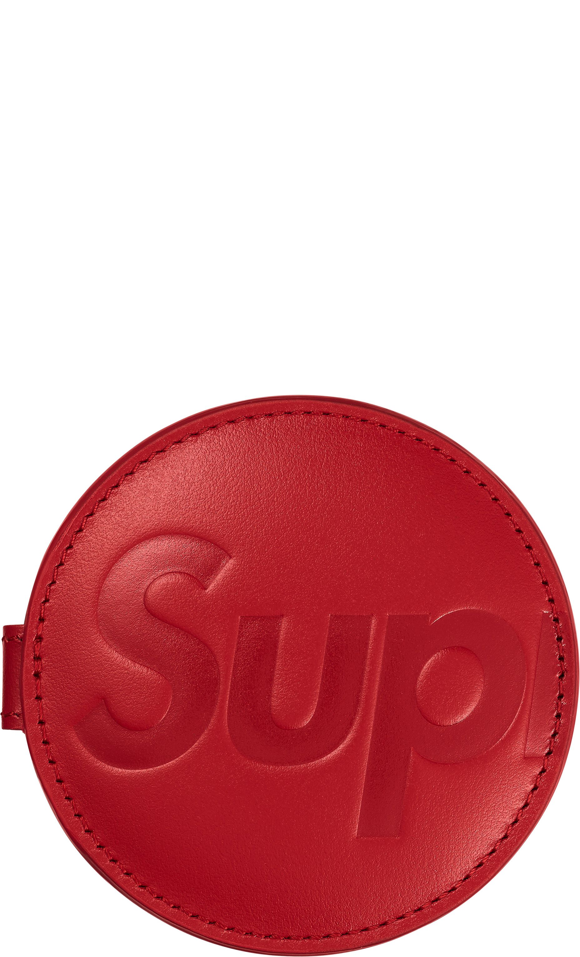 Supreme Leather Pocket Mirror ブラック Supreme 'SS25 Leather Pocket Mirror' – Fashionably Yours