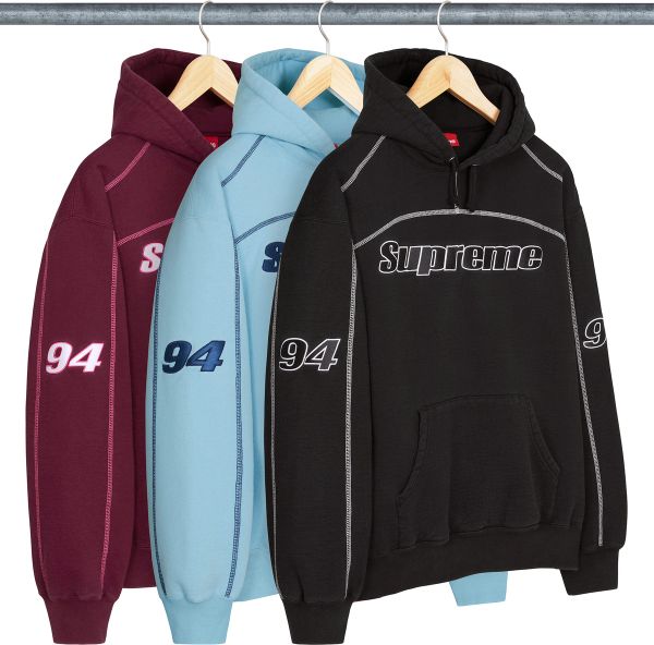 Overlock Hooded Sweatshirt