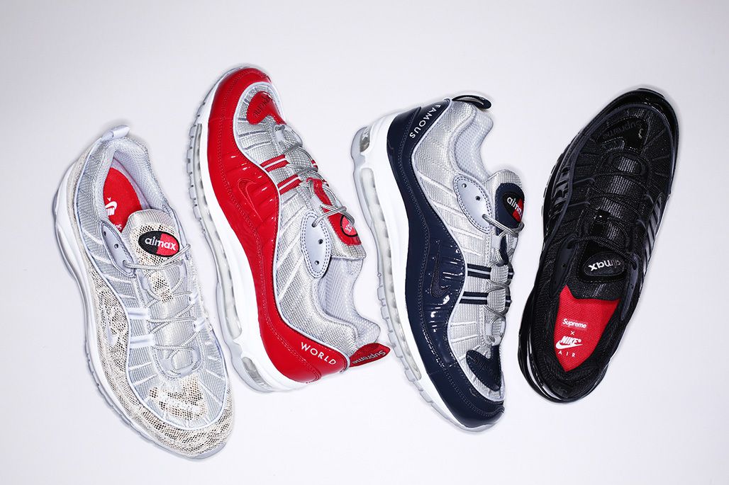 supreme シュプリーム　air max エアマックス　air max 98 Supreme Nike Air Max 98 TL (FW22) - $168