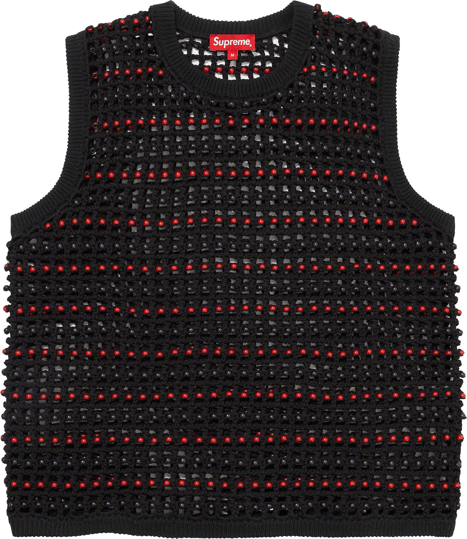 トップス Supreme Beaded Sweater Vest M Spring/Summer 2023 Preview – Supreme