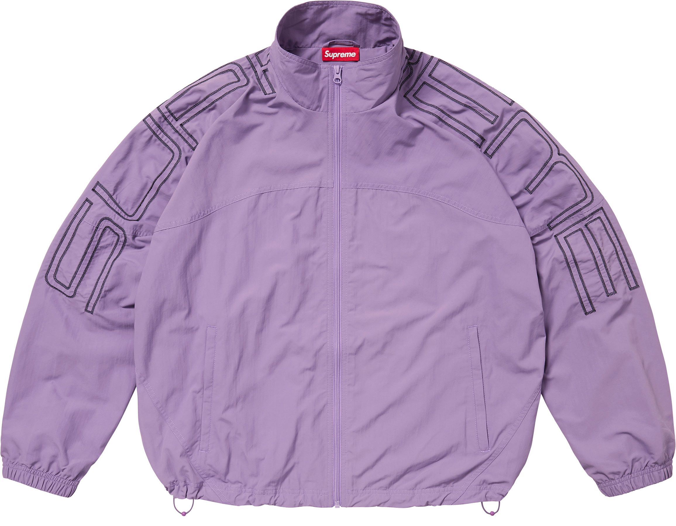SUPREME 未使用　Spellout Embroidered Jacket Supreme Spellout Embroidered Track Jacket (FW23) - $168