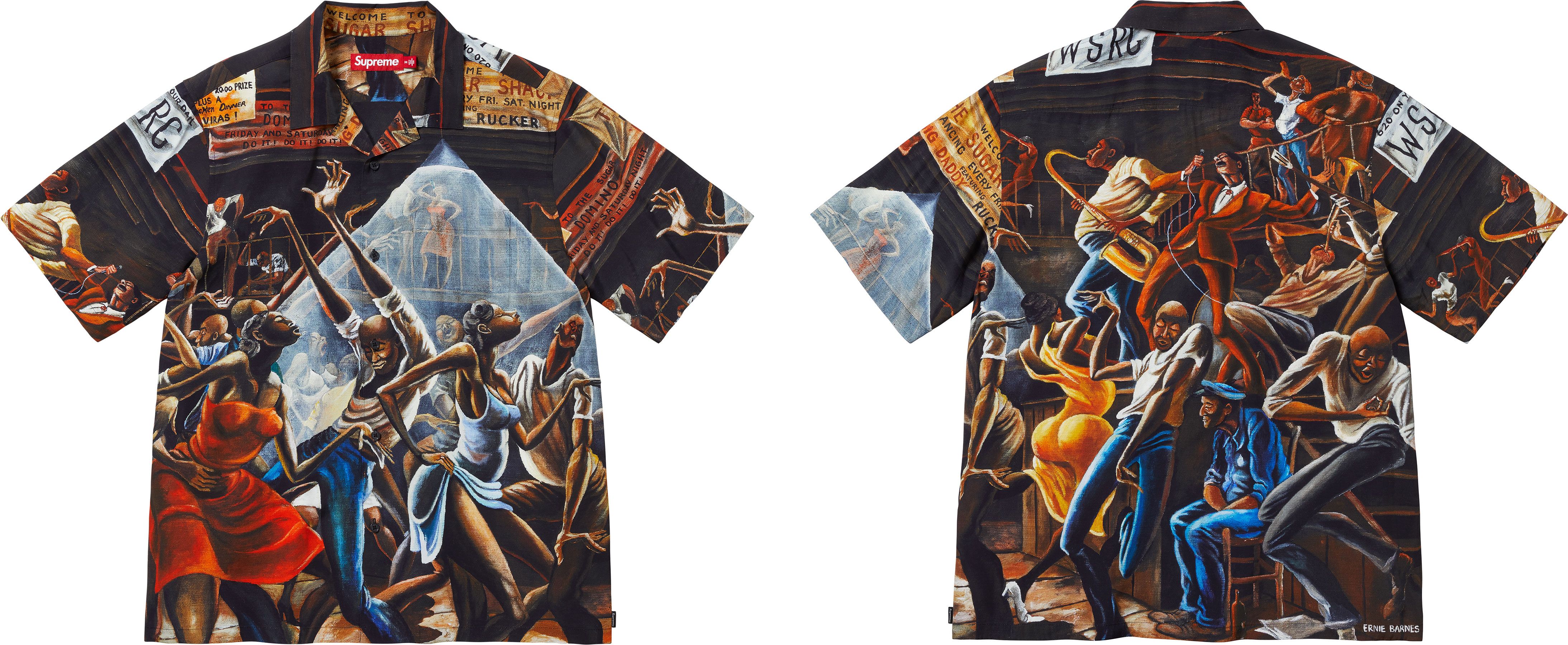 Supreme Ernie Barnes S/S Shirt 半袖シャツ Supreme Ernie Barnes S/S Shirt Pool Hall | eBay