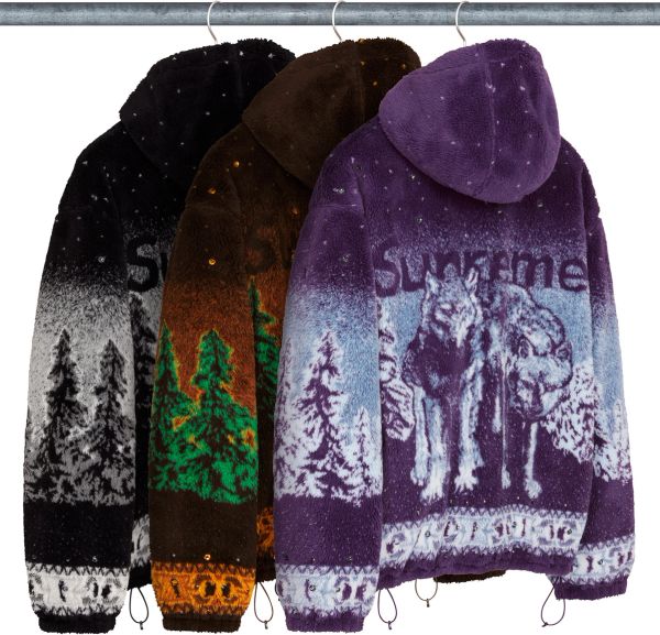 Supreme®/b.b. Simon Reversible Hooded Fleece Jacket