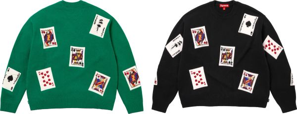 Beaded Cards Sweater