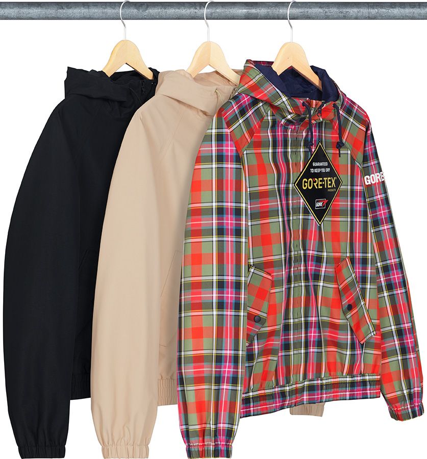 ジャケット・アウター Supreme GORETEX HOODED HARRINGTON Supreme GORE-TEX Hooded Harrington Jacket (SS19) - $348