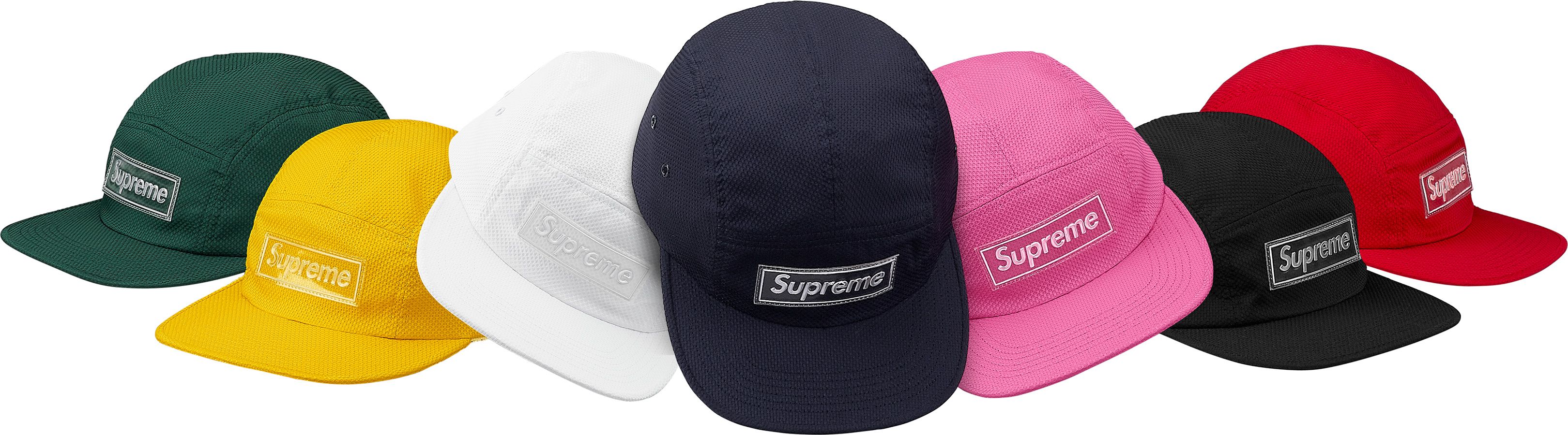 新品 Supreme Nylon Pique Camp Cap Black Free 18ss 2018年 黒 ブラック ナイロン ピケ キャンプ キャップ ボックスロゴ 新品未使用 Supreme S&frasl;S18 Nylon Pique Camp Cap