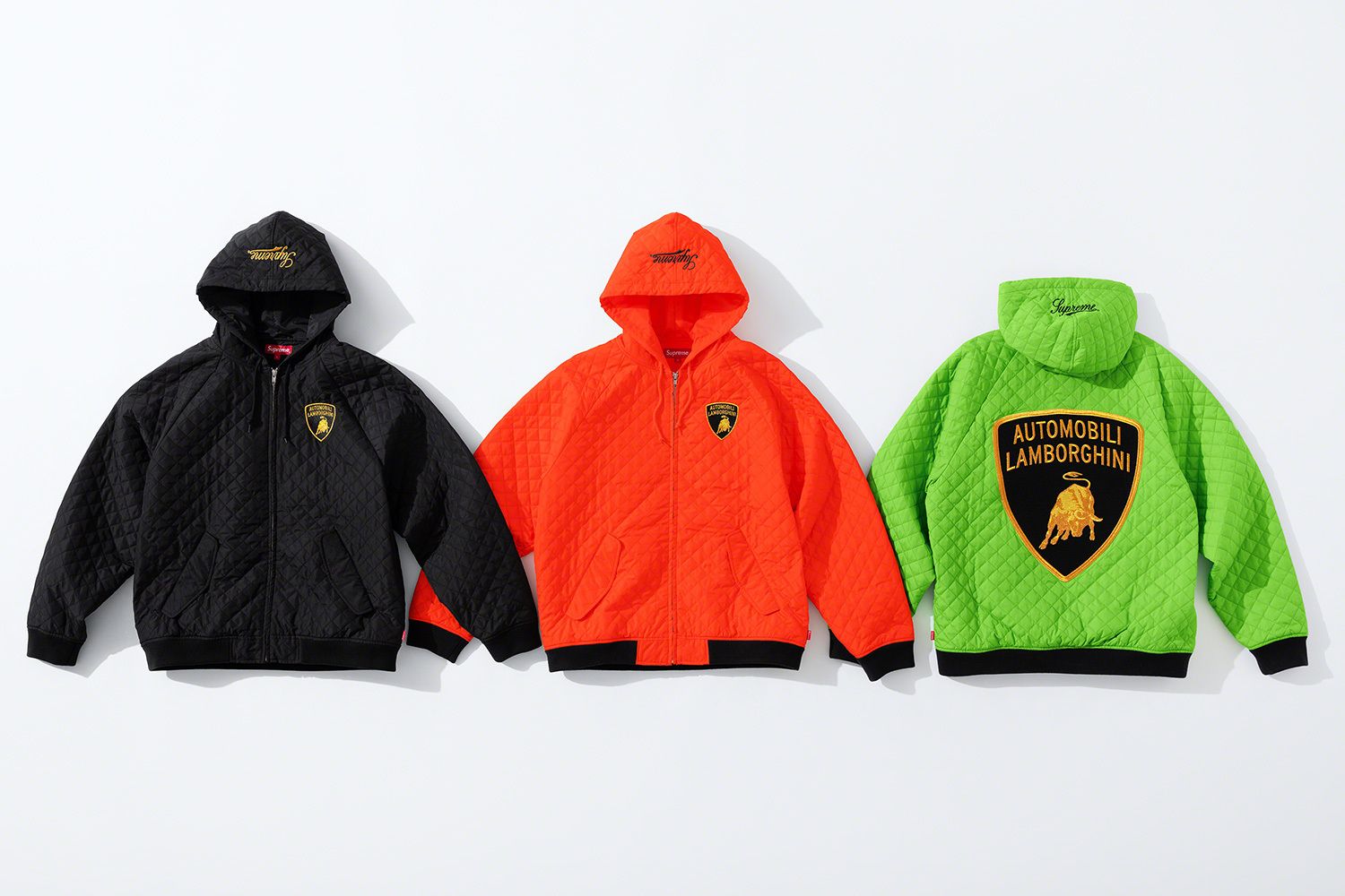 ジャケット・アウター Supreme Lamborghini Hooded Work Jacket Supreme Automobili Lamborghini Hooded Work Jacket (SS20) - $248