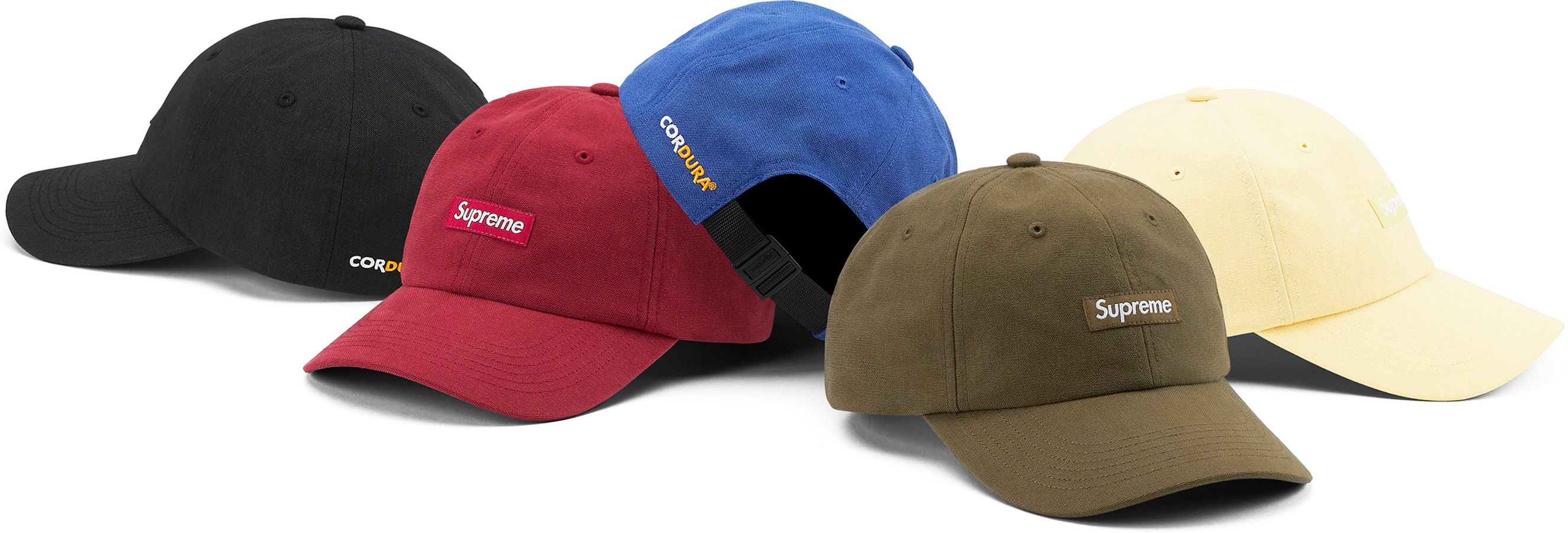 Supreme Brushed Cordura® 6-Panel Supreme Brushed Cordura Small Box 6-Panel (FW22) - $48