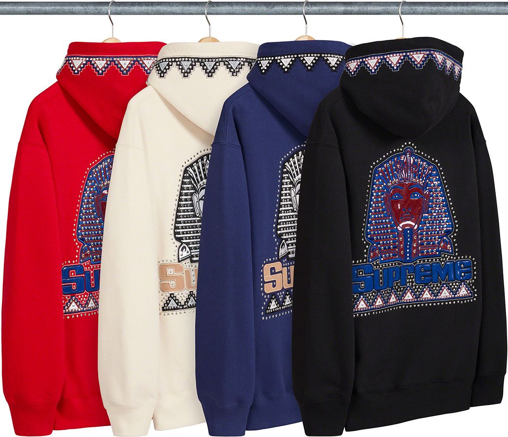 トップス Supreme 20AW/Pharaoh Studded Hooded Pharaoh Studded Hooded Sweatshirt | Supreme 20fw