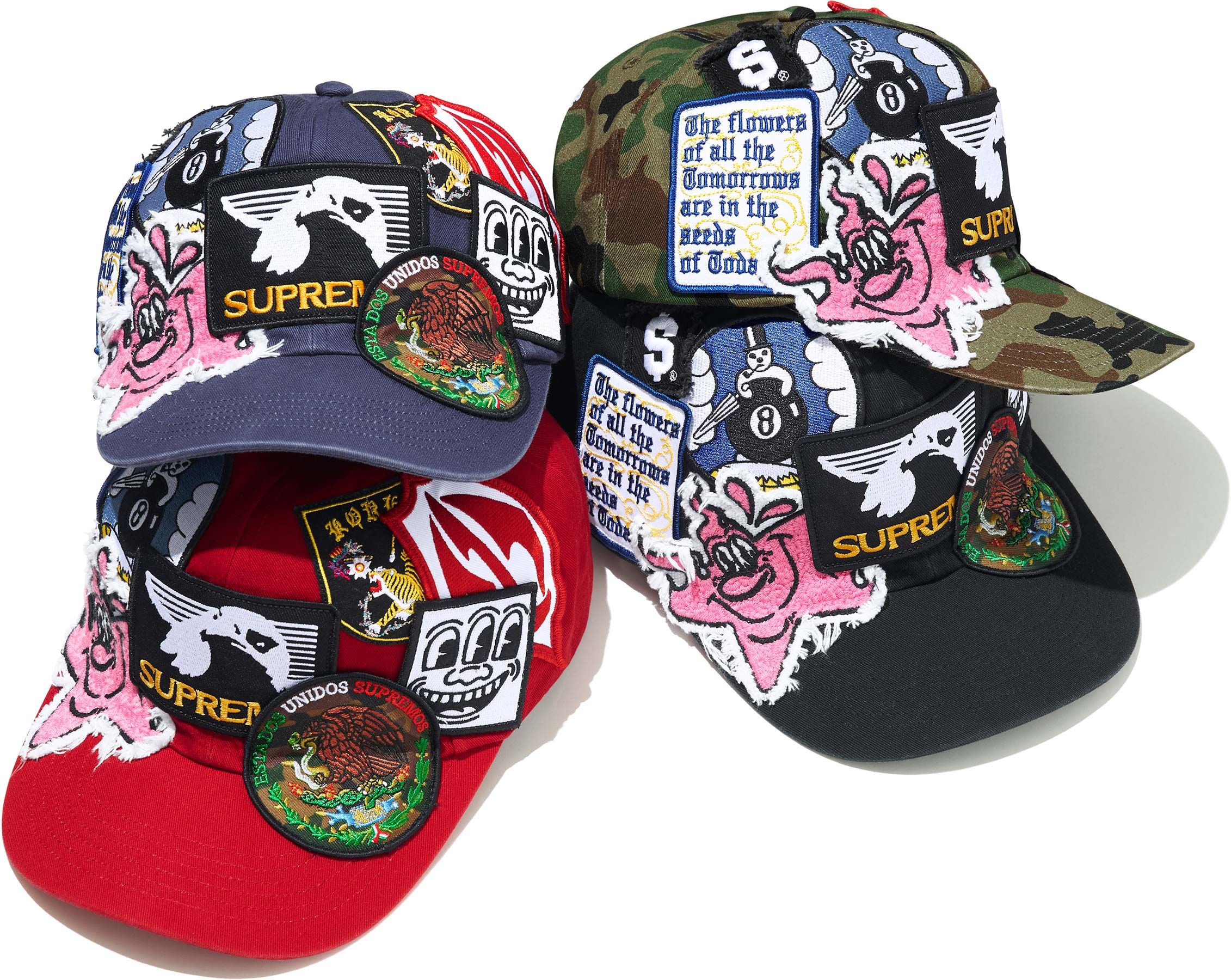帽子 Supreme 25ss Reaper Mesh Back 6-Panel Supreme Reaper Mesh Back 6-Panel (SS25) | Urban Outfitters