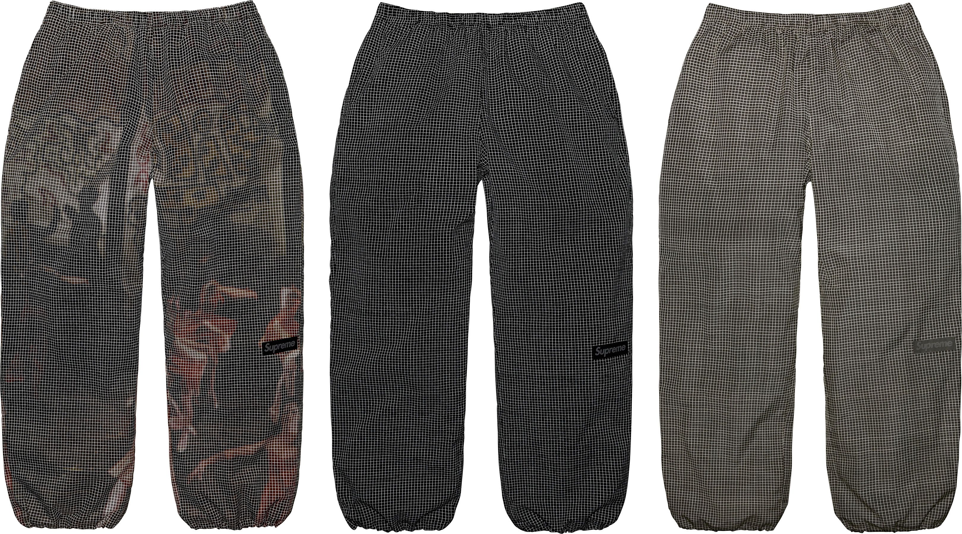 ☆Supreme Reflective Ripstop Track Pant Supreme Reflective Ripstop Track Pant Black Men's - SS25 - US
