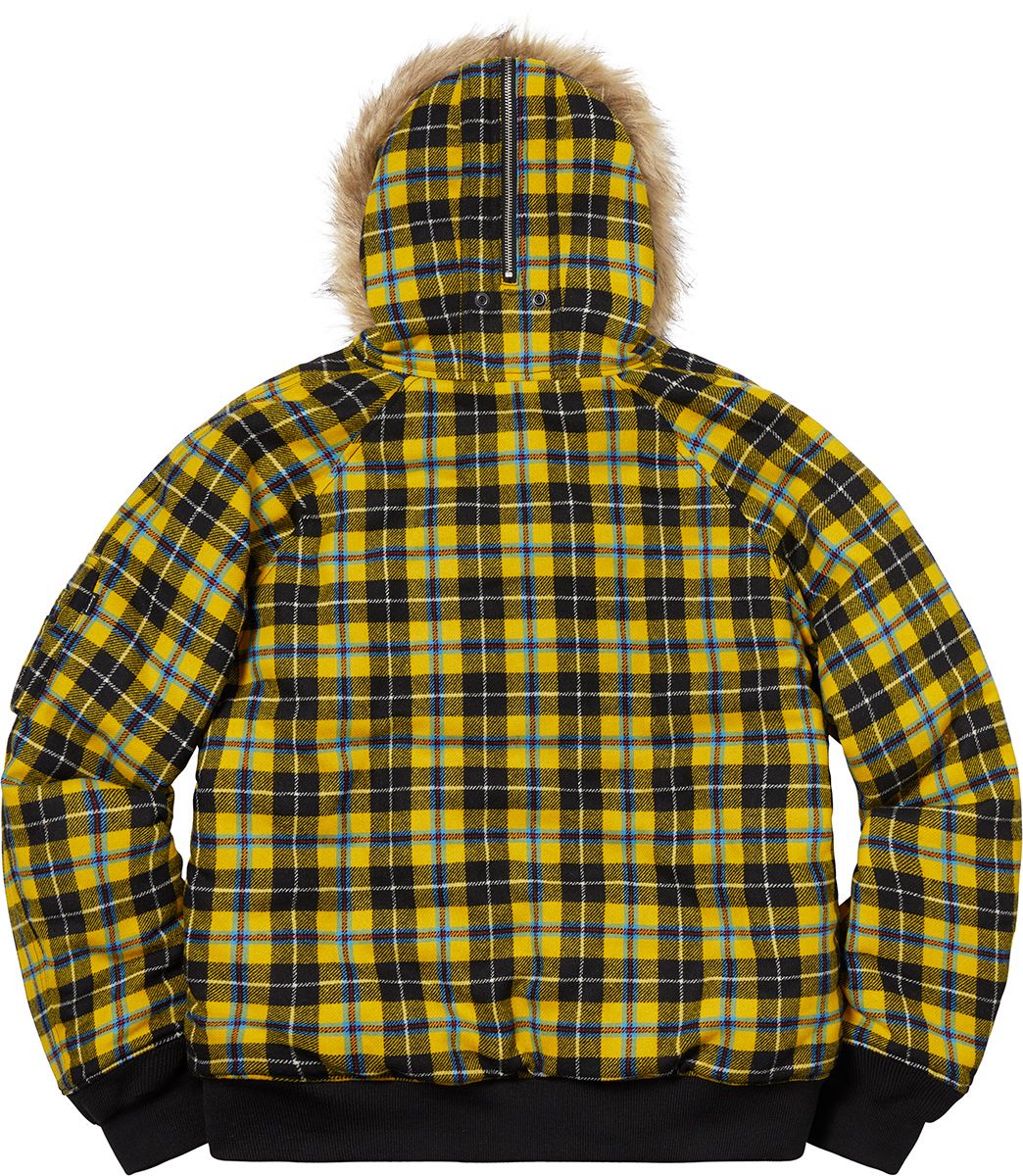 美品　SUPREME Wool N-2B Jacket ジャケット　チェック Fall/Winter 2018 Preview – Supreme