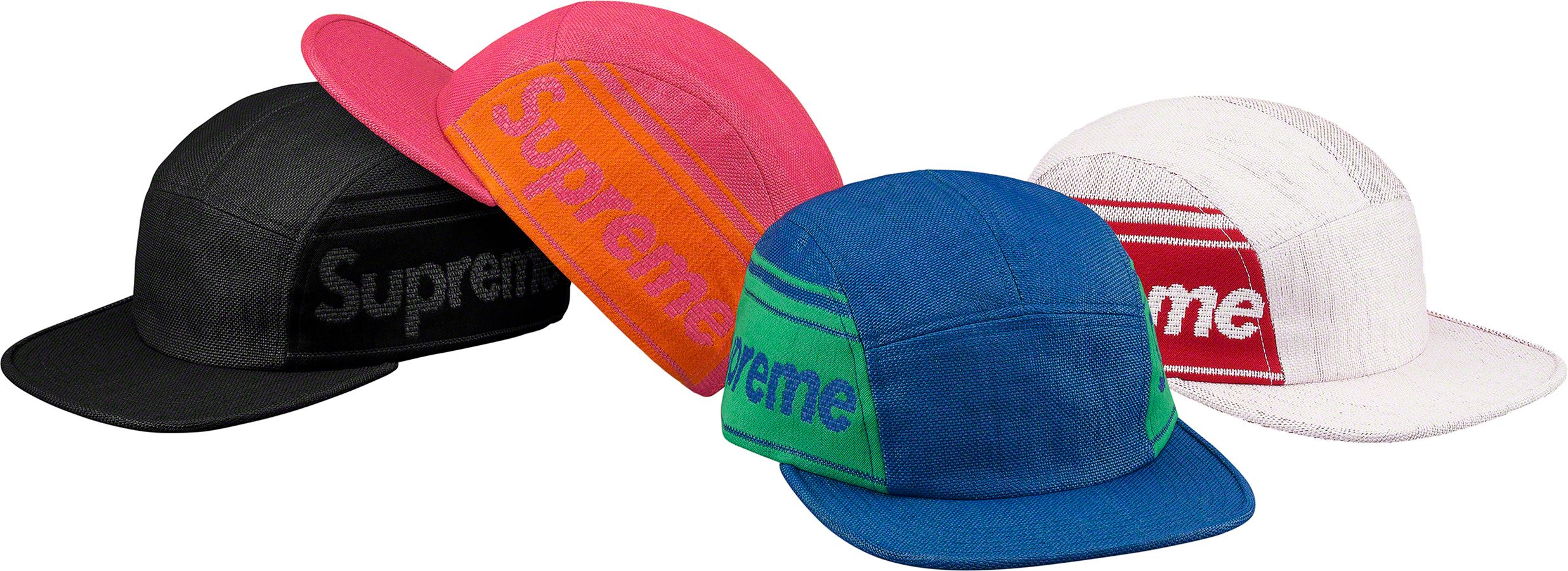 Supreme 19SS　Raffia Woven Logo Camp Cap Spring/Summer 2019 Preview – Supreme