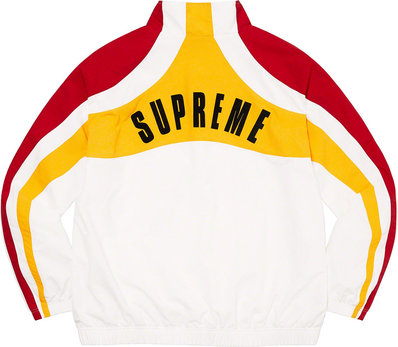 ジャケット・アウター Supreme 17aw arc logo track jacket white Supreme - Arc Track Jacket - ParkSIDER