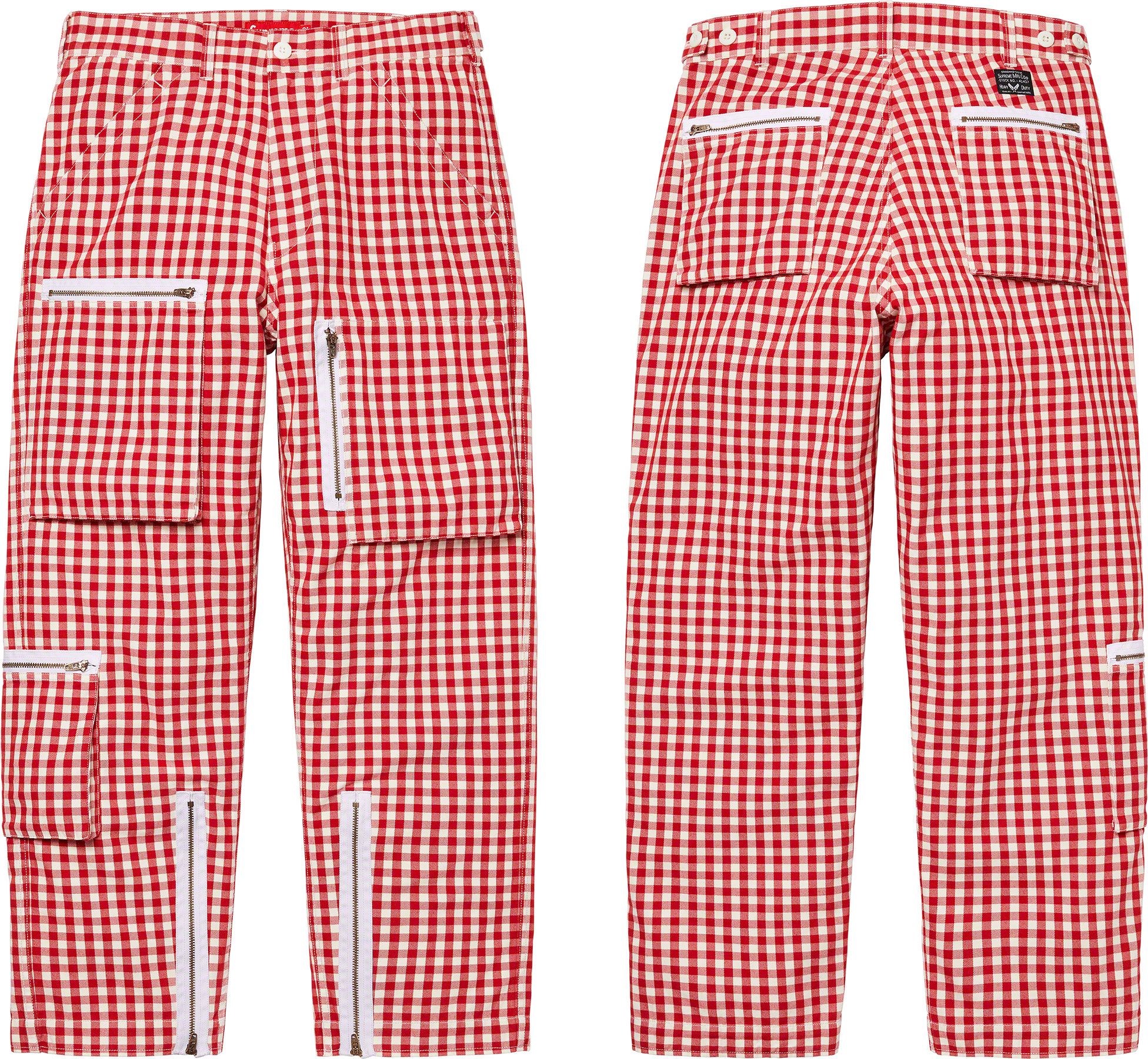 パンツ supreme gingham flight pant 32 Supreme Gingham Flight Pant (SS23) - $168
