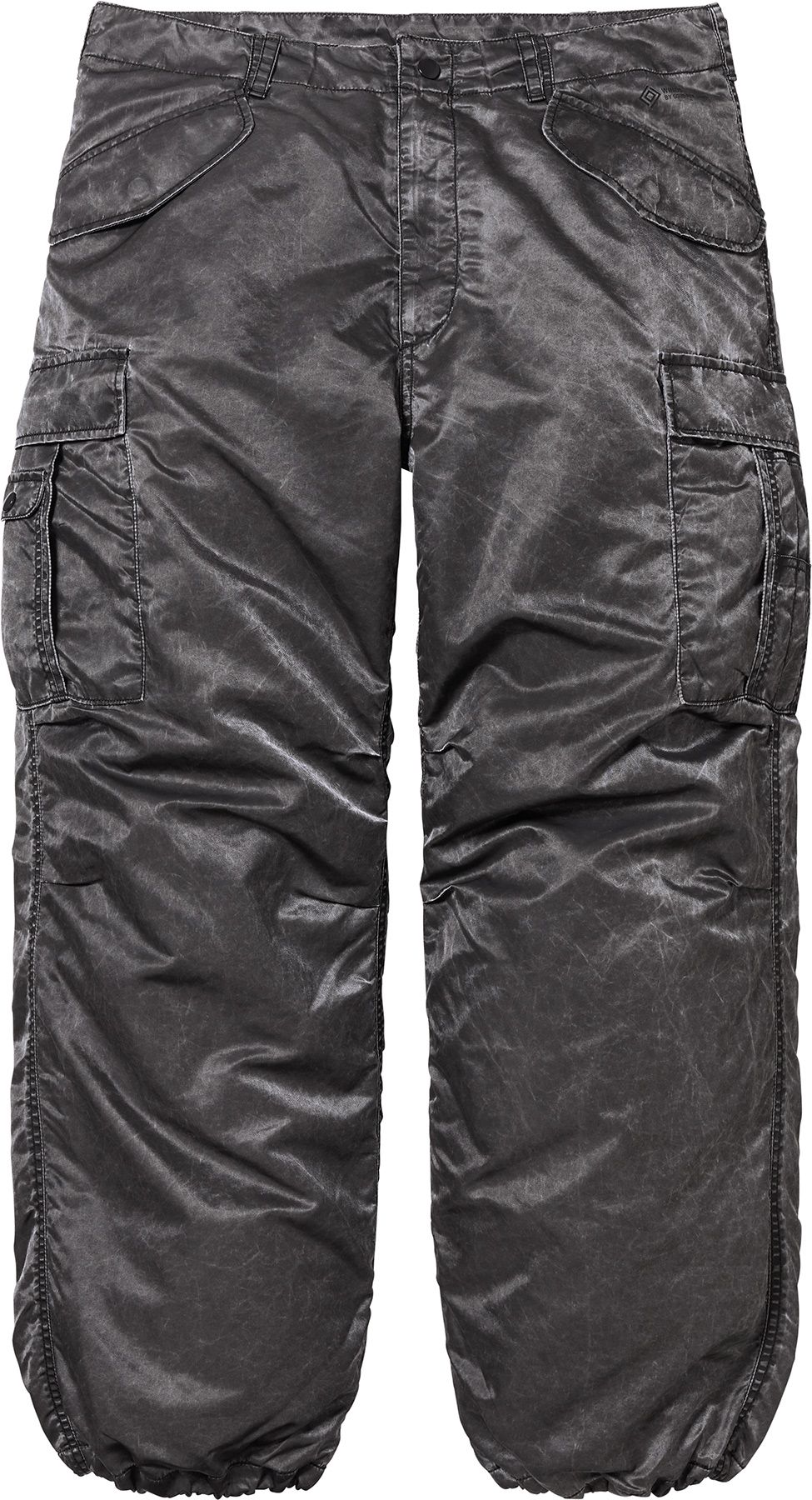 パンツ Supreme Washed Flight Satin Cargo Pant Supreme Washed Flight Satin Cargo Pant Black Men's - FW24 - US