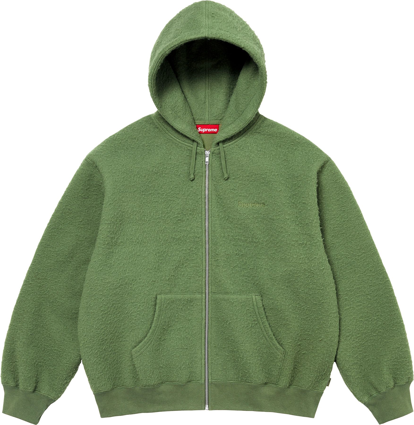 トップス Supreme Pilled Zip Up Hooded Sweatshirt Fall/Winter 2024 Preview – Supreme