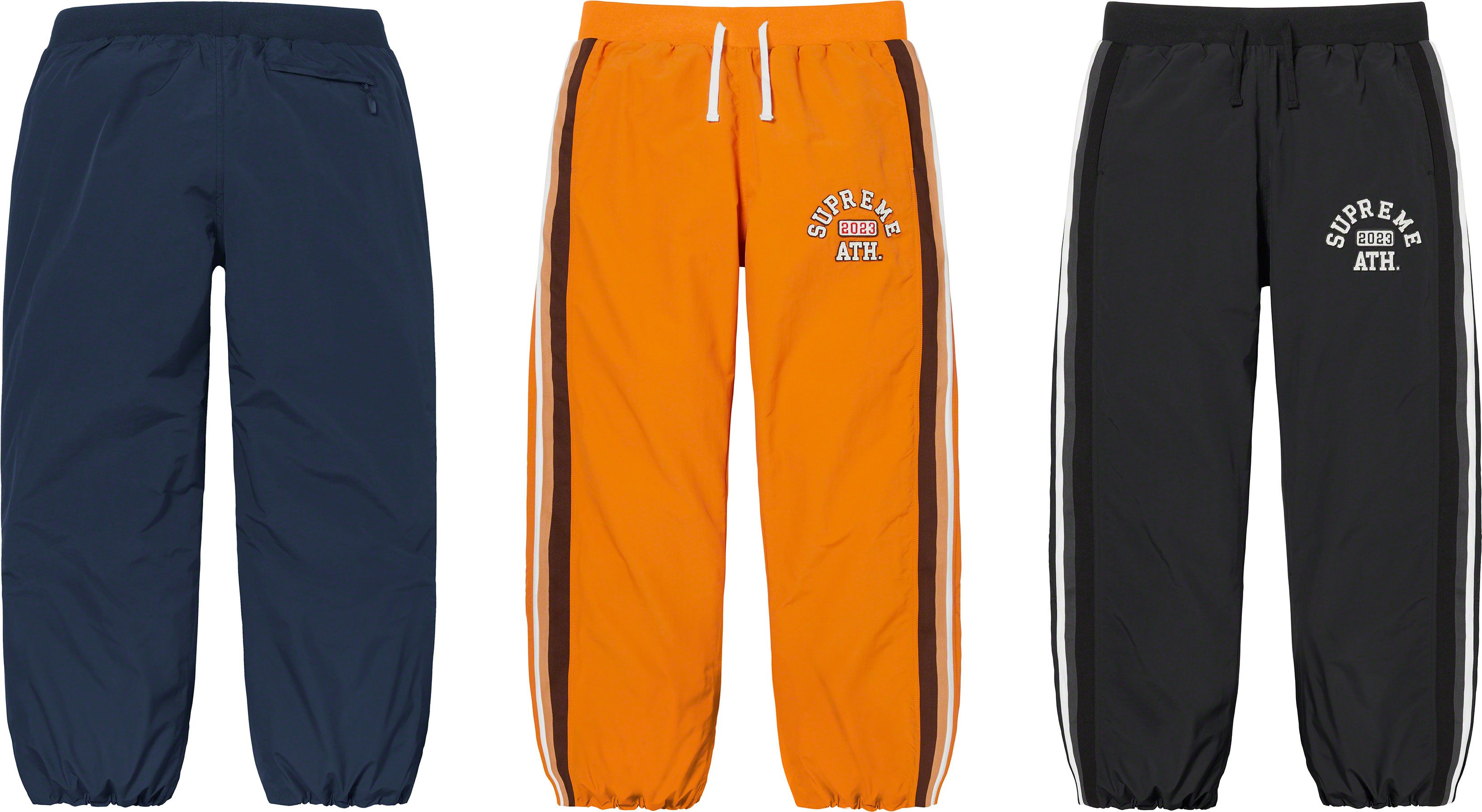 パンツ Supreme23S/SFull Zip baggy Warm Up pants Supreme Full Zip Baggy Warm Up Pant (SS23) - $138