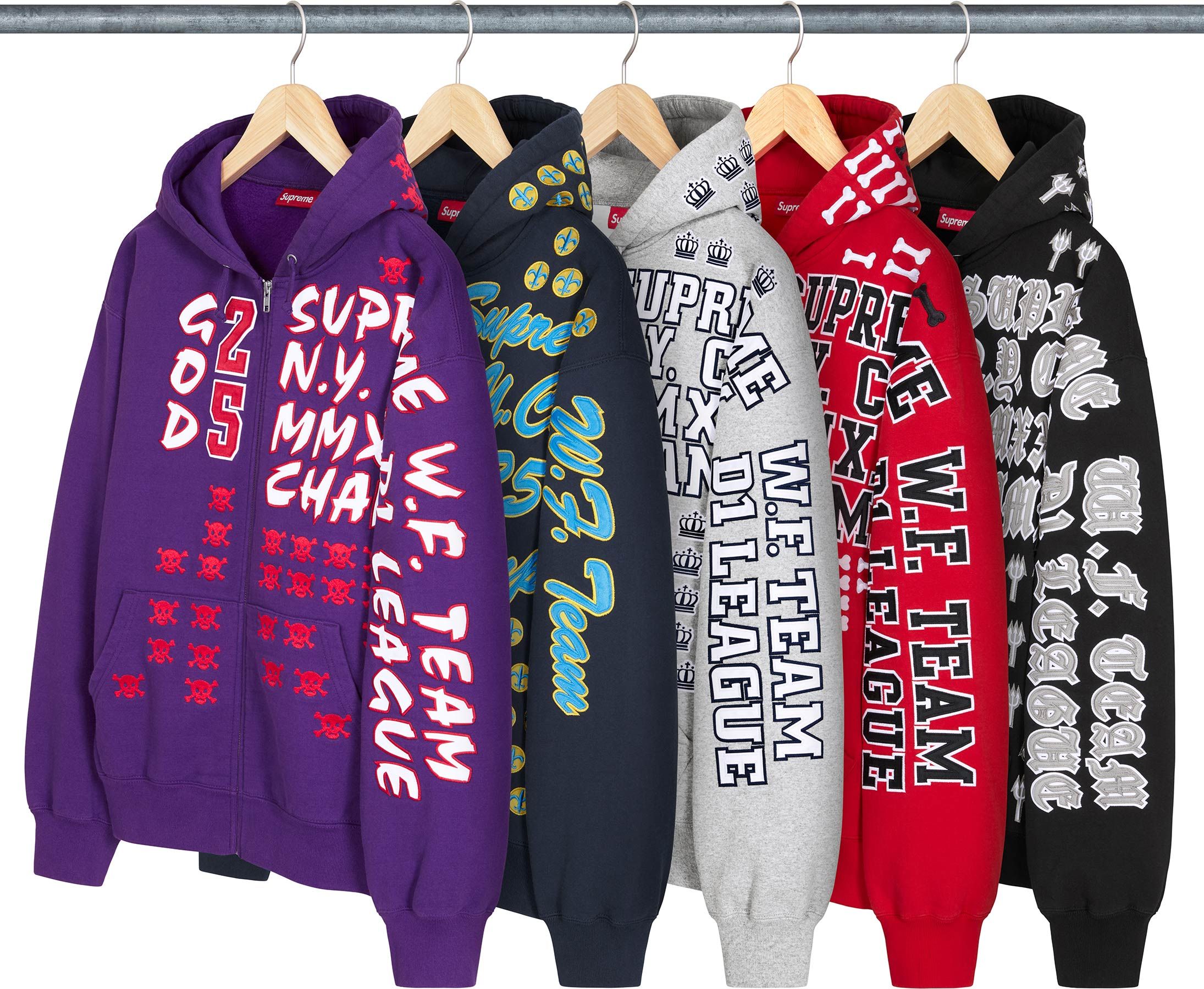 トップス League Champs Zip Up Hooded Sweatshirt Fall/Winter 2025 Preview – Supreme