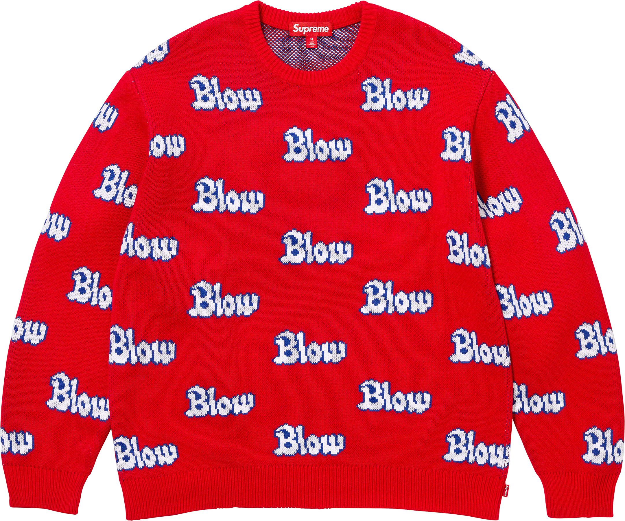 Supreme Blow Sweater +ステッカー付 Supreme Blow Sweater +ステッカー付 - メルカリ