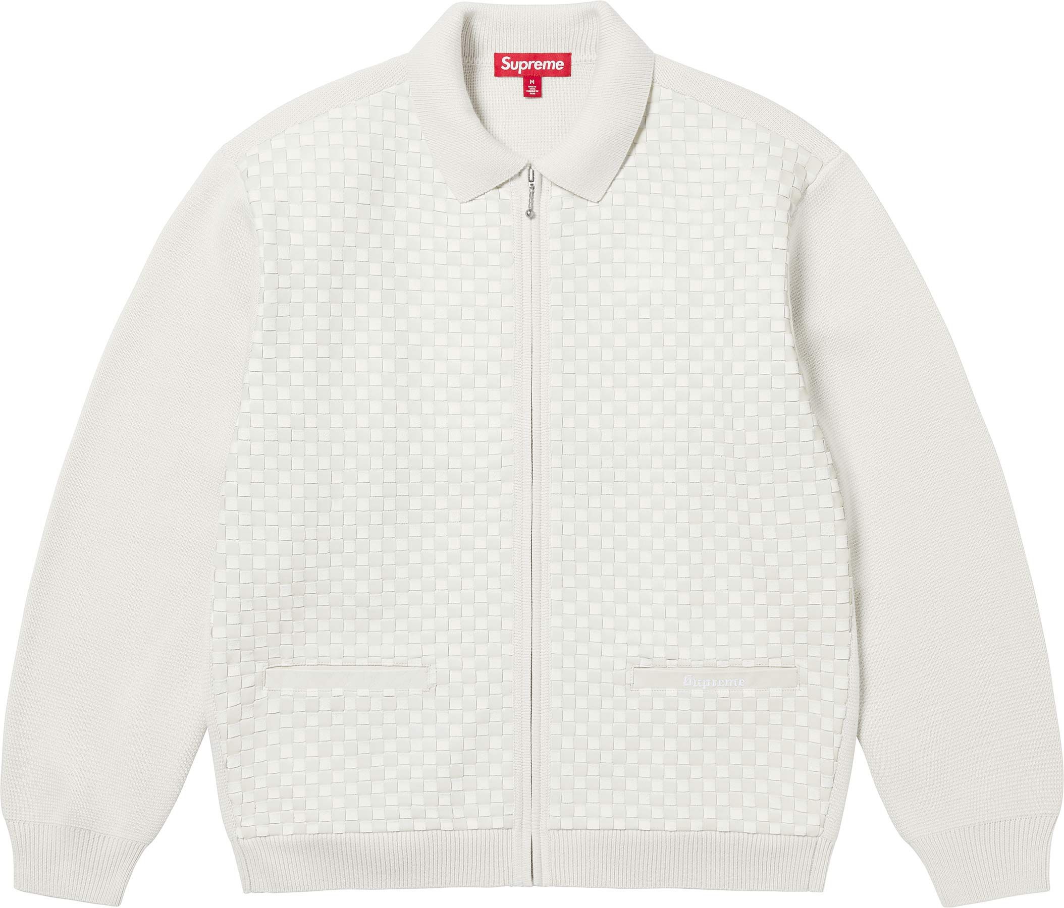 トップス supreme 21AW zip up cardigan Supreme Logo Trim Zip Up Cardigan (SS21) - $168