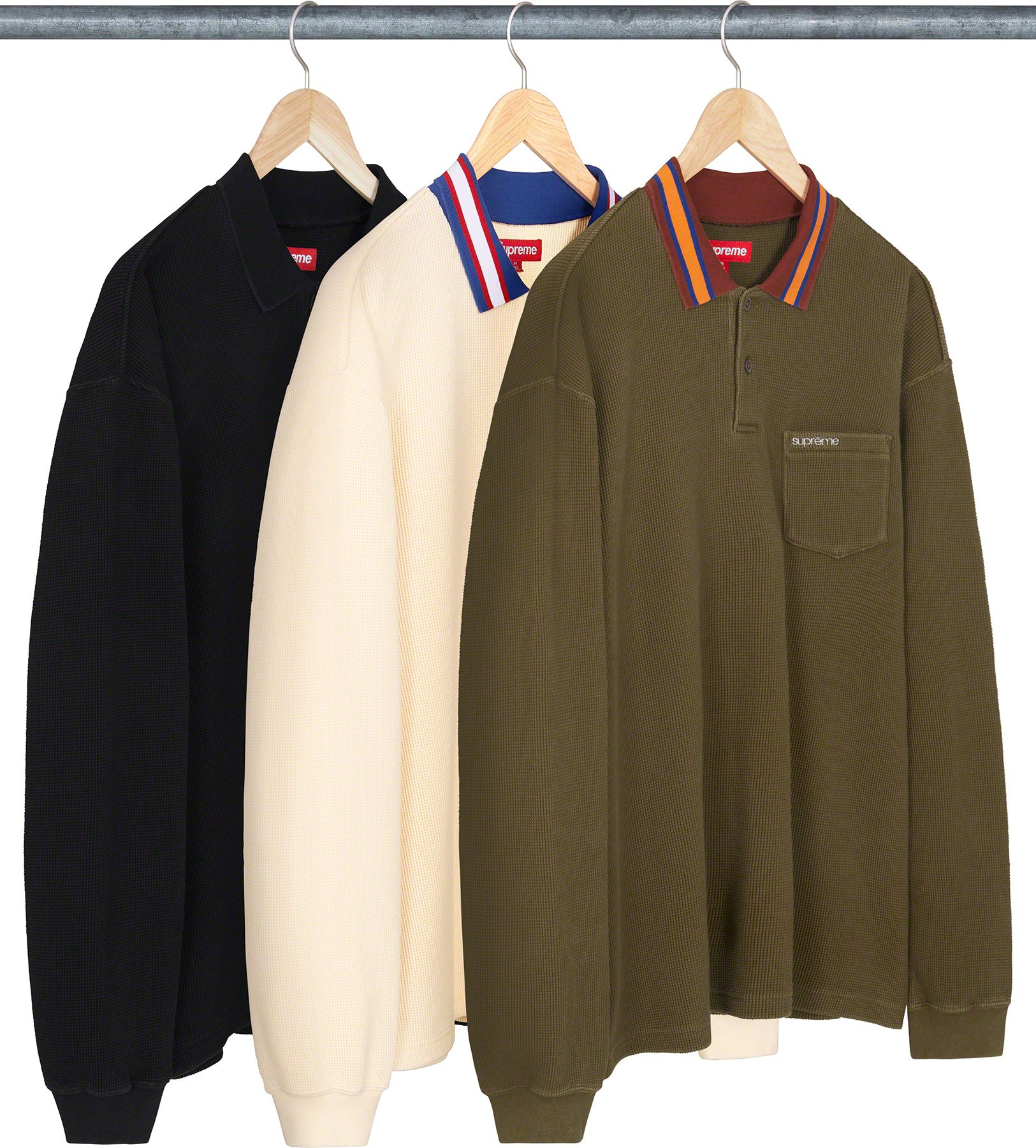 SUPREME　 23AW「Thermal L／S Polo」サーマルポロシャ Fall/Winter 2023 Preview – Supreme