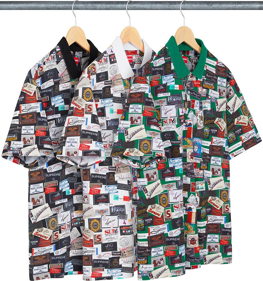 トップス Supreme Stripe Velour Polo 21ss XL Supreme Stripe Velour Polo (SS21) - $110