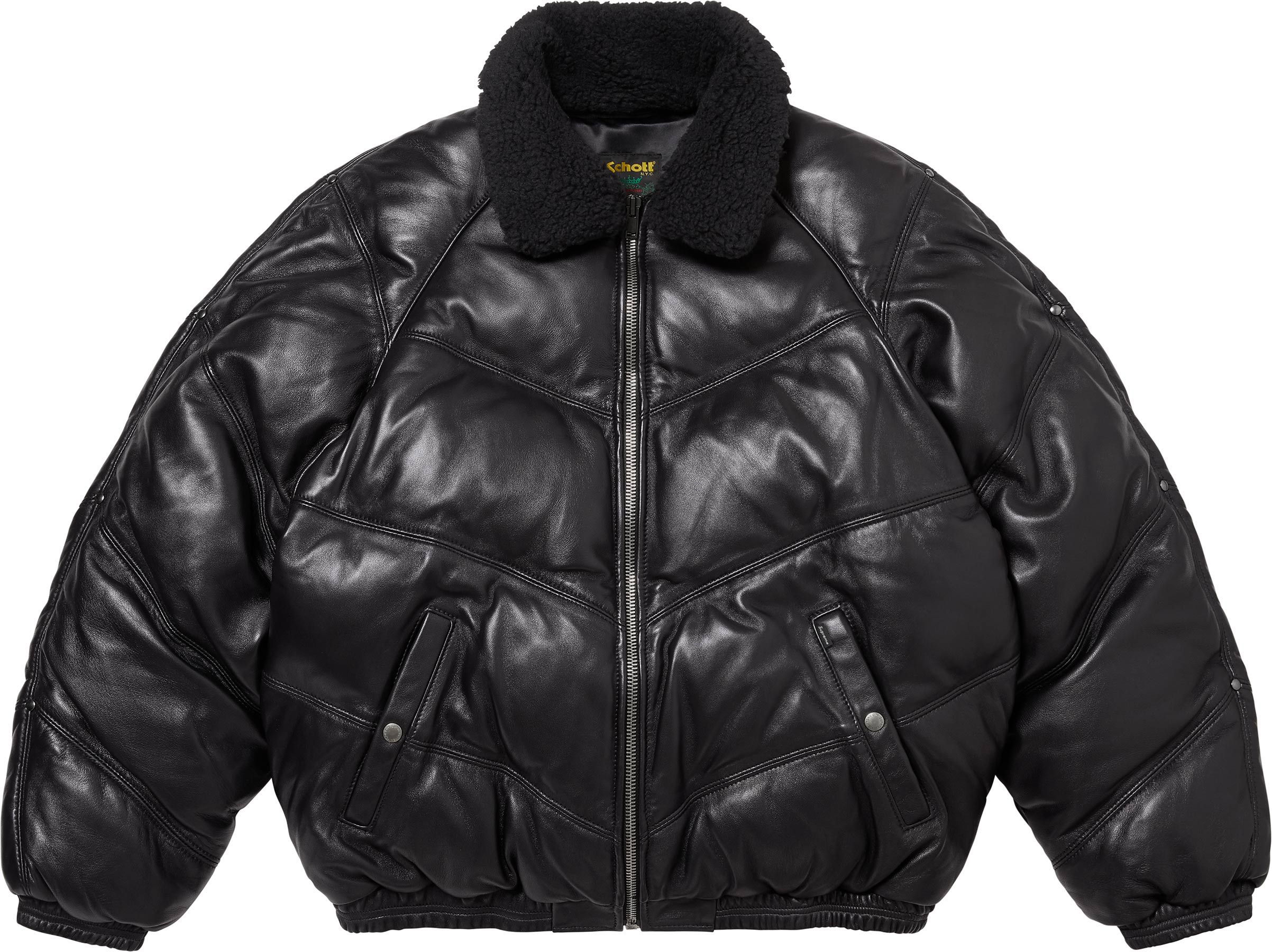 【名作】11aw Supreme Leather Down Jacket Jackets – Fall/Winter 2024 Preview – Supreme