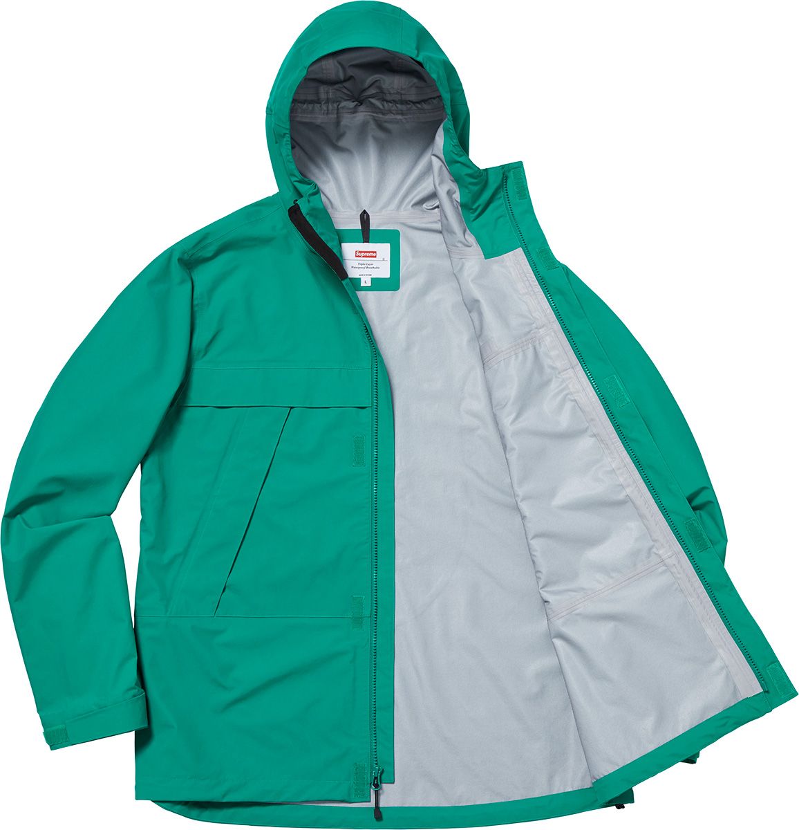 ジャケット・アウター Supreme Dog Taped Seam Jacket Green Fall/Winter 2018 Preview – Supreme