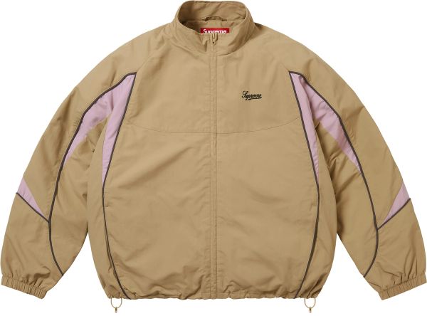 Contrast Piping Track Jacket