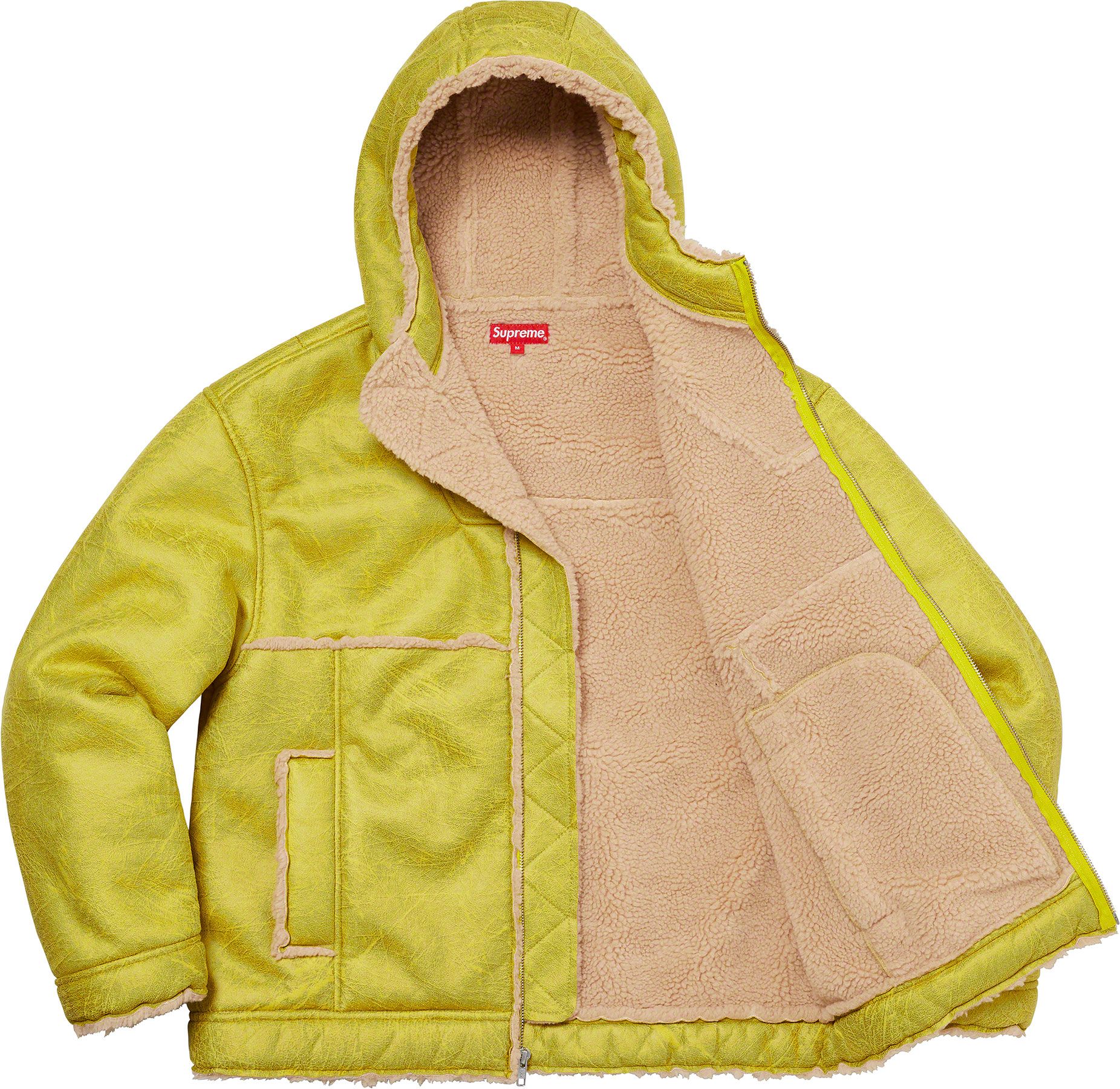 ジャケット・アウター Supreme Faux Shearling Hooded Jacket S Supreme Faux Shearling Hooded Jacket (SS23) - $298