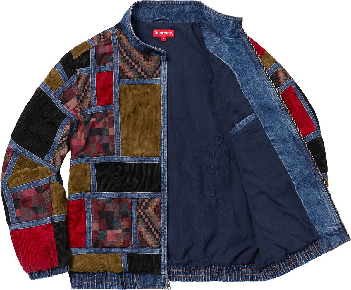 ジャケット・アウター Supreme Corduroy Patchwork Denim Jacket Fall/Winter 2018 Preview – Supreme