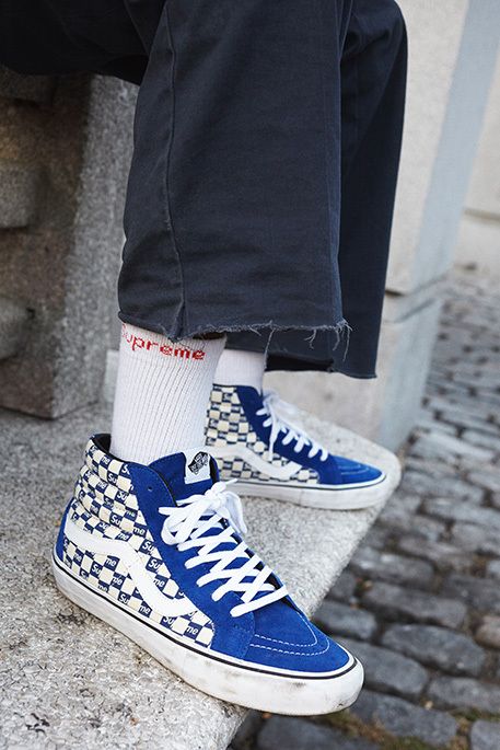 Vans Supreme コラボ ハイカットスニーカー Supreme x Vans 