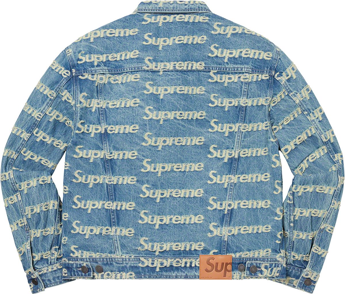 ジャケット・アウター Supreme Frayed Logo Denim Trucker Jacket Spring/Summer 2021 Preview – Supreme