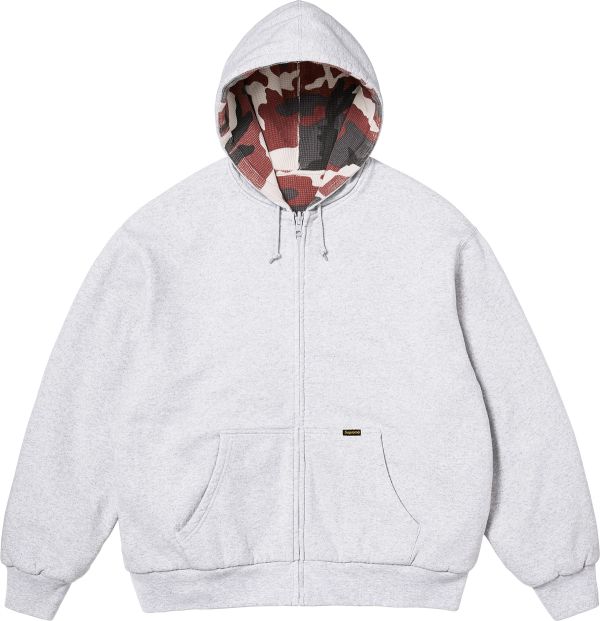 Reversible Work Zip Up Hooded Sweatshirt