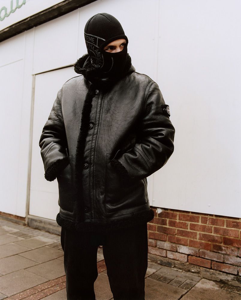 supreme ストーンアイランド　34 Supreme®/Stone Island® Formula Steel Reversible Faux Fur