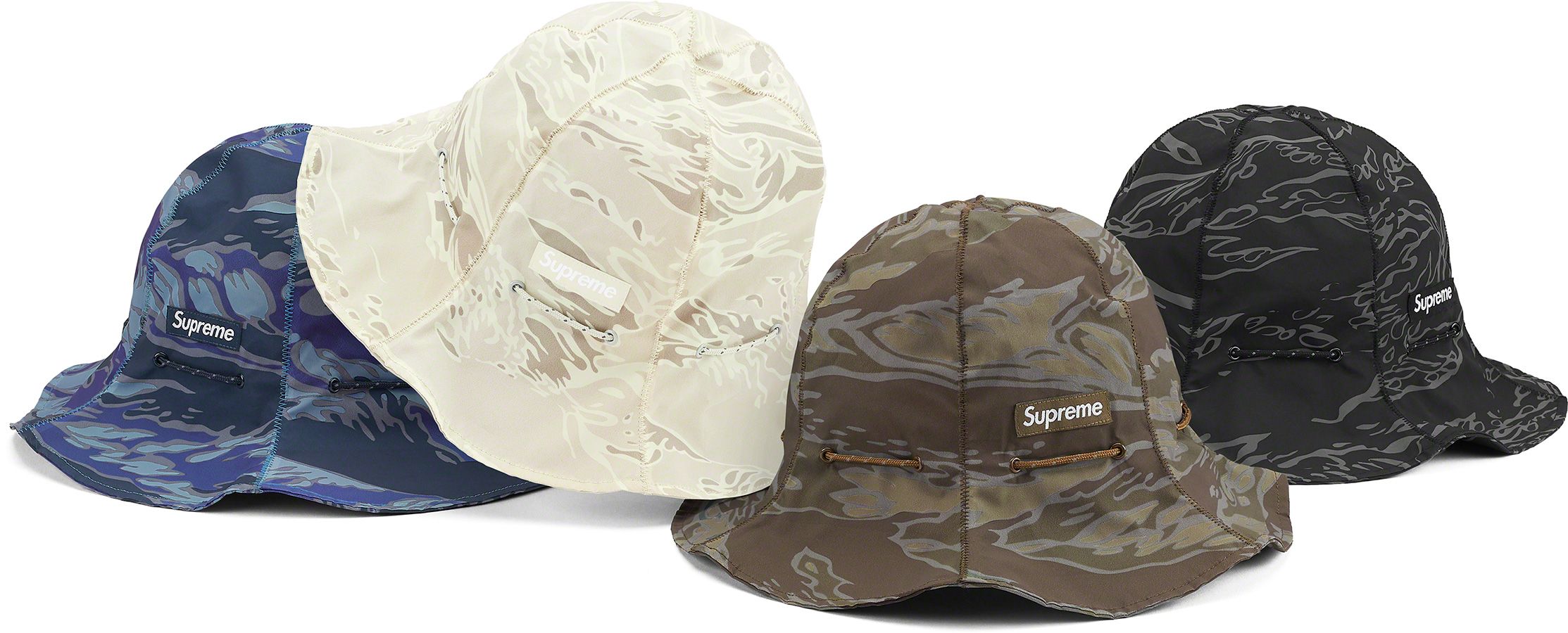 帽子 Supreme Woven Pattern Boonie NWT Supreme Woven Pattern Box Logo Boonie Bucket Hat Beige