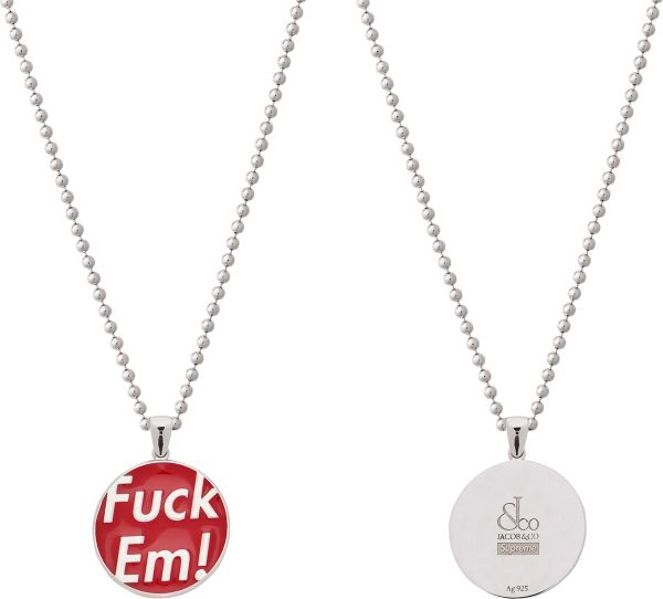 Supreme®/Jacob&Co Fuck Em Pendant
