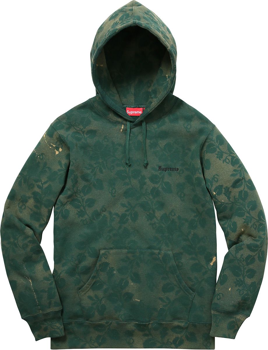 シュプリームSupreme Bleached Hooded Sweatshirt Supreme Bleached Hooded Sweatshirt (FW21) - $158