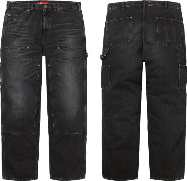 Worn Double Knee Denim Painter Jean