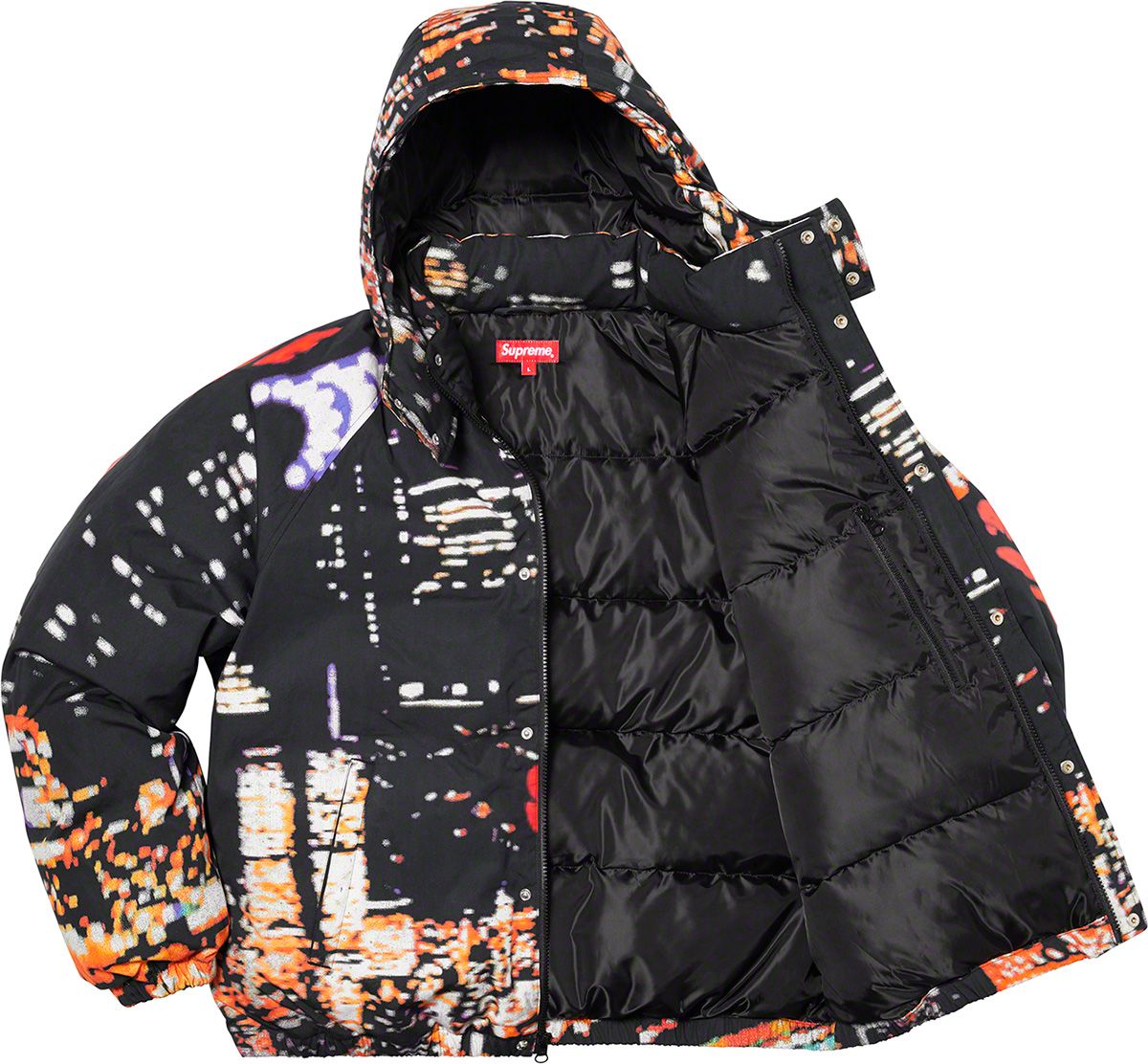 ジャケット・アウター Supreme City Lights Puffy Jacket Black Supreme City Lights Puffy Jacket Black Men's - SS20 - US